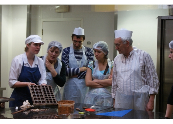 Cours de chocolat au cœur de notre atelier