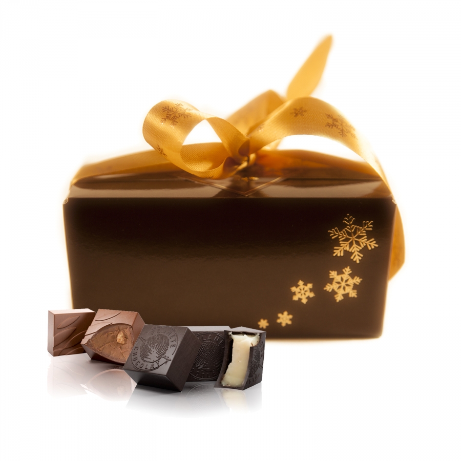 Une boite de chocolat de noël pour un cadeau gourmand - Idée Cadeau