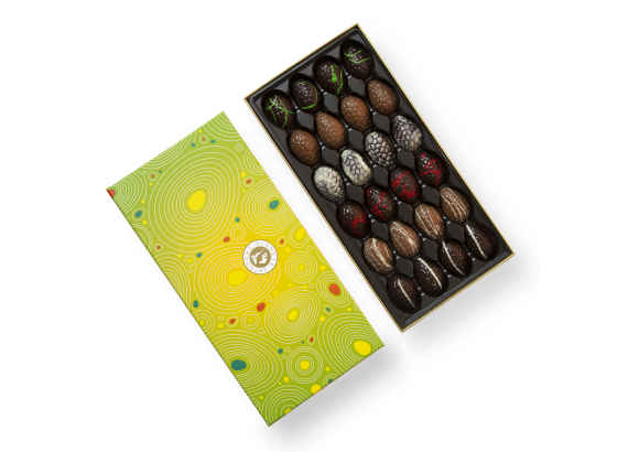 A box of easter chocolates