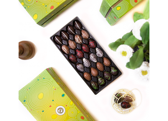 A box of easter chocolates