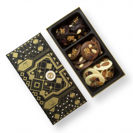 Box mixed chocolate mendiants