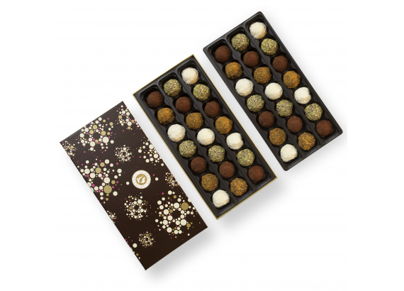 Assortment of truffles