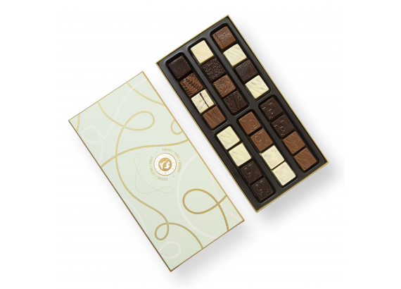 Coffret remerciement en chocolat