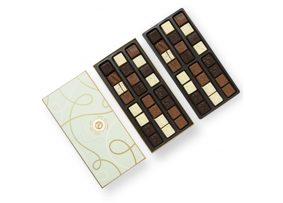 Coffret remerciement en chocolat