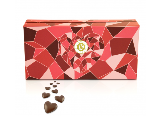 Boite chocolat luxe en coeur