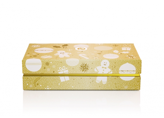 Pralinenauswahl zu Weihnachten