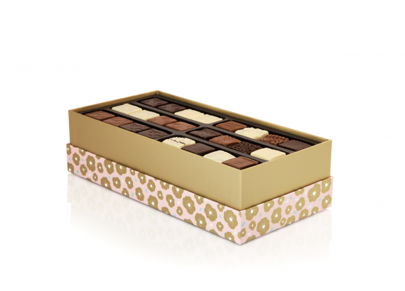 GESCHENKBOX VERSUCHUNG – 75 PRALINEN NUANCEN