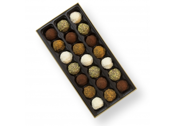 GESCHENKBOX VERSUCHUNG – 75 PRALINEN NUANCEN