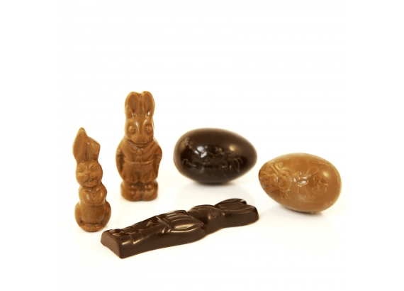 SCHOKOLADENKORB FÜR OSTERN