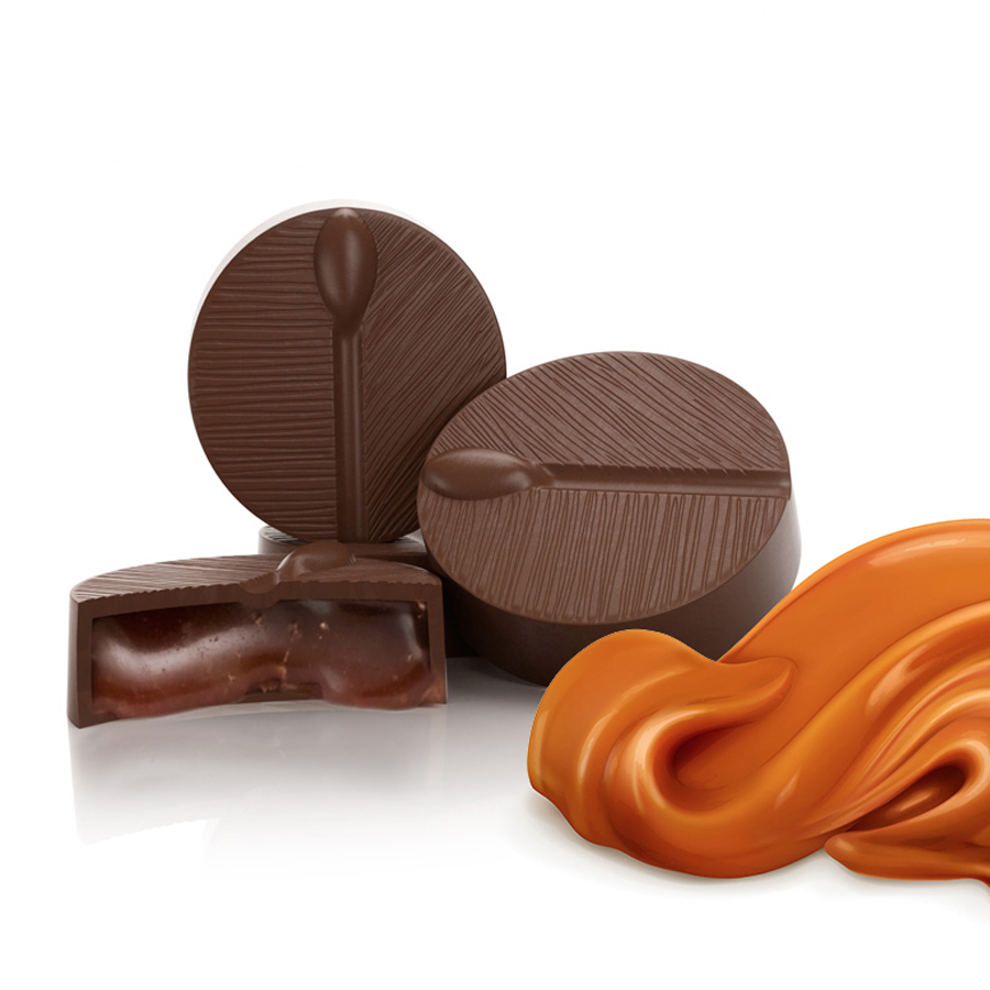 Caramel praline, belgian chocolate