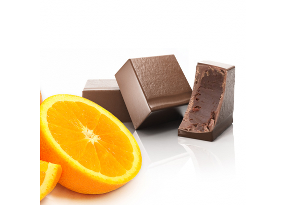 Ganache met sinaasappel (ref. 25)