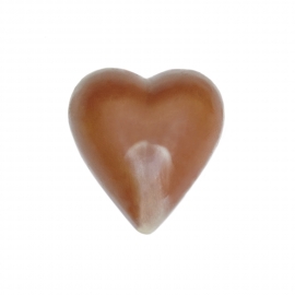 Corazón leche con praliné de coco