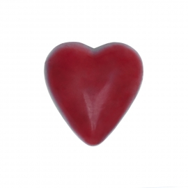 Coeur rouge ganache framboise