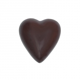 Corazón fundido con ganache de trufa