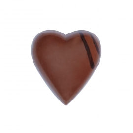 Corazón leche con ganache de jengibre