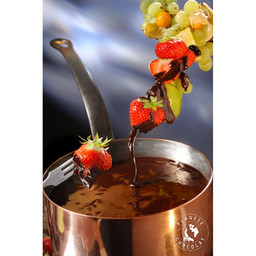 Recette Fondue au Chocolat et Brochettes de Fruits